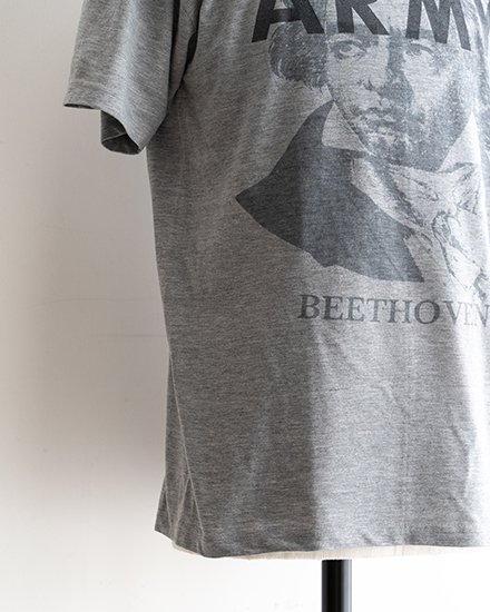 VINTAGE】Vintage Army Tee “Beethoven” Over Print Remake / ヴィンテージ アーミーT リメイク  ベートーベンTシャツ