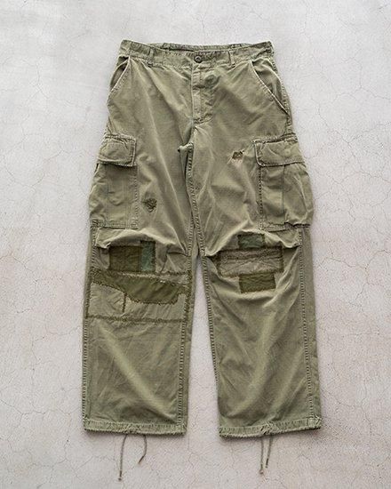 JUNGLE FATIGUE PANTS M-R ヴィンテージ 米軍実物 JUNGLE FATIGUE PANTS M-R ヴィンテージ 米軍実物