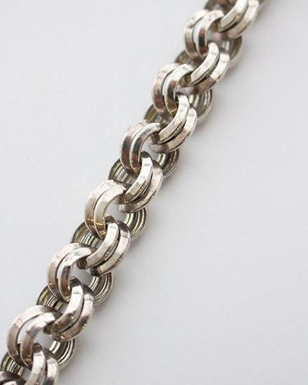 VINTAGE】 Vintage Taxco Mexican Silver Chain Bracelet VINTAGE】 Vintage Taxco Mexican Silver Chain Bracelet