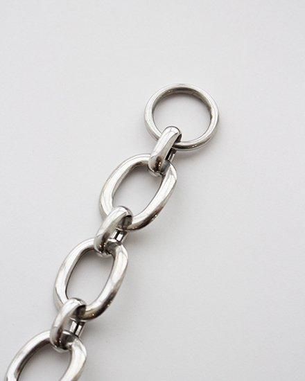 美品 大正時代◆日本製 フォーク型 銀製香水瓶+銀製イタリア製ベネチアンチェーン VINTAGE】Vintage Silver Chain Bracelet 