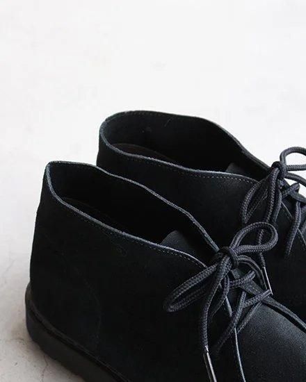 DEADSTOCK】90s Canadian Military Black Suede Chukka boots