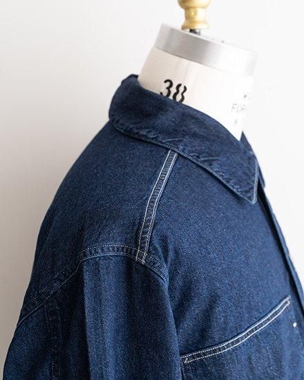 【Blurhms Rootstock / ブラームス ルーツストック】Light oz Denim Pullover Jacket