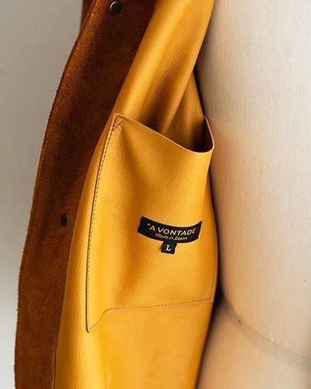 A VONTADE ストレッチコットンスエードノーカラーカバーオールS A VONTADE / ア ボンタージ】Suede 40s Coverall