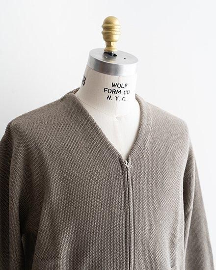 STILL BY HAND / スティル バイ ハンド】Zip Up Cardigan