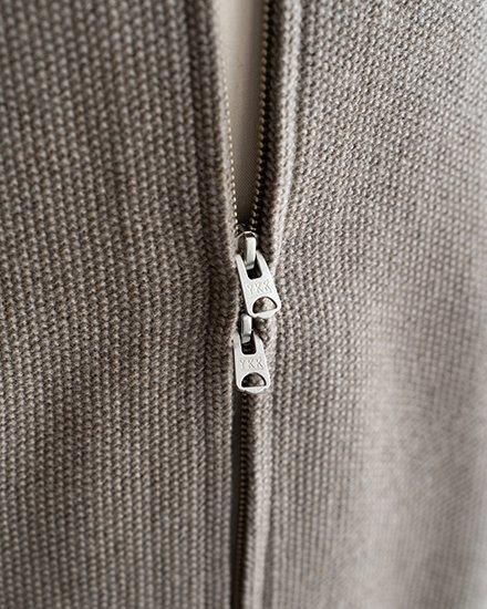 STILL BY HAND / スティル バイ ハンド】Zip Up Cardigan