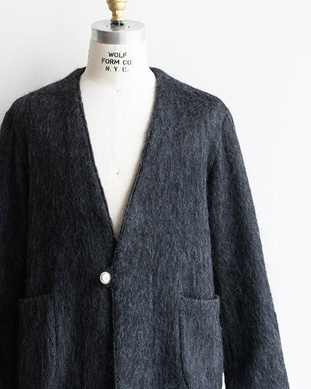 orslow / オアスロウ】Mohair Cardigan ”Charcoal Gray