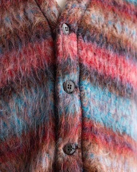 MONITALY / モニタリー】Shaggy V Cardigan / シャギーカーディガン MONITALY / モニタリー】Shaggy V Cardigan / シャギーカーディガン