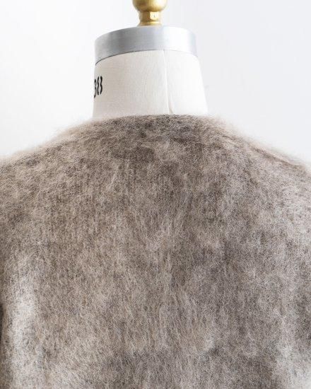 試着のみ A.R.P. モヘアカーディガン　グレージュ ヴィンテージ 試着のみ A.R.P. モヘアカーディガン グレージュ ヴィンテージ