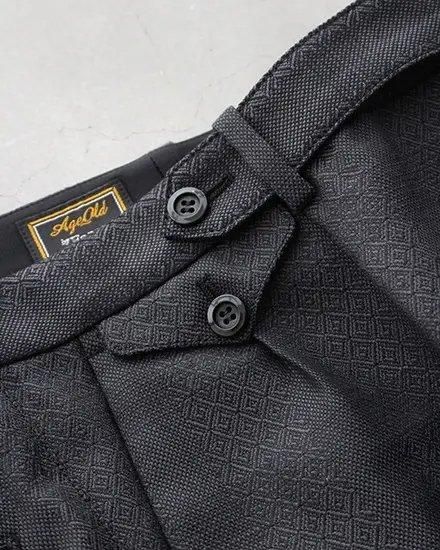 AGE OLD / エイジオールド】 Classic 2 Tuck Trousres『Fort Original