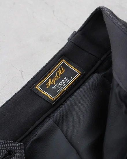 AGE OLD / エイジオールド】 Classic 2 Tuck Trousres『Fort Original