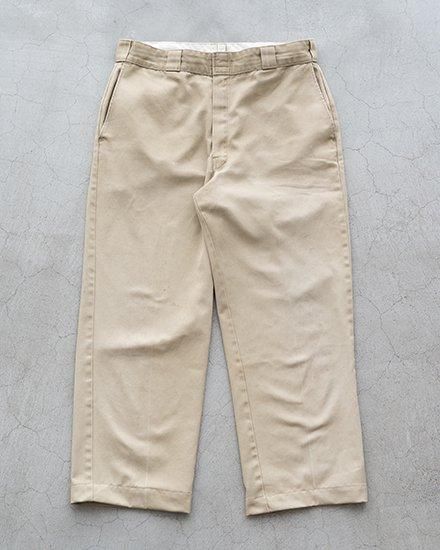80s USA製 Dickies874 チビタグ ベージュ ワークパンツ W36 80s Dickies 874 ワークパンツ ディッキーズ ベージュ チビタグ