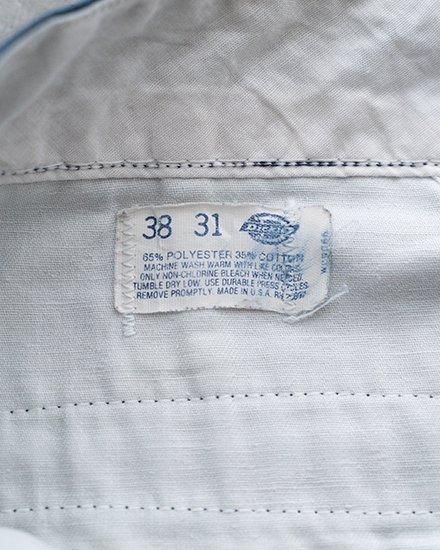 ★80s dickies チビタグ　USA製　874 ホワイト　VINTAGE 80's Dickies 874 ワークパンツ 