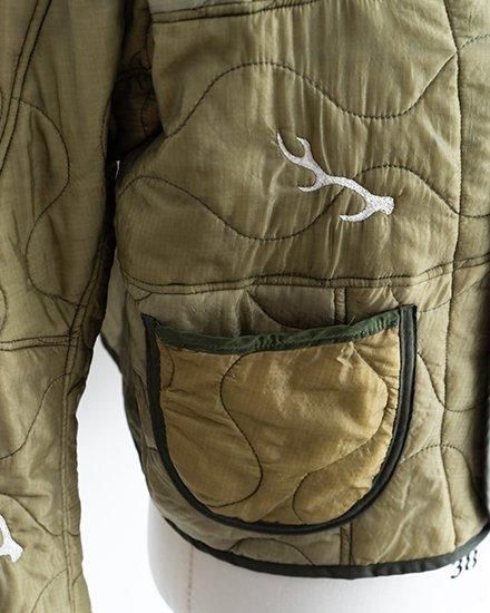 ジャケット・アウター FORT redad MilitaryLiner ReversibleVest redad / レダッド】Military Liner Patchwork Embroidery Jacket