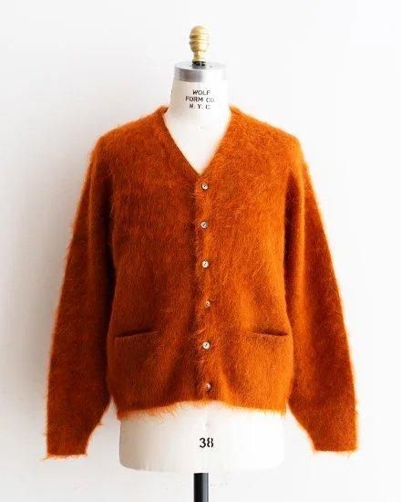 ベドウィン モヘア カーディガン オレンジ サイズ2 A.R.P.®︎ Premium Classic Mohair Cardigan W/Pocket Autumn