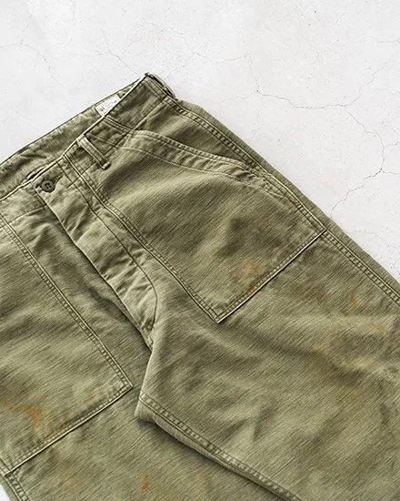 完売orslow Fatigue Pants Fort Exclusive orslow / オアスロウ】Vintage Fit Fatigue Pants “Dark Olive Remake