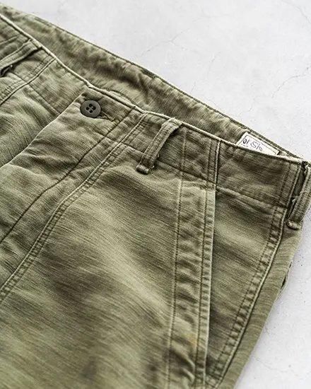 orslow / オアスロウ】Vintage Fit Fatigue Pants “Dark Olive Remake