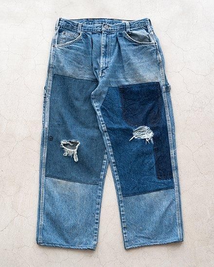 Made By Sunny Side Up】Re Tapered Double Knee Work Pants