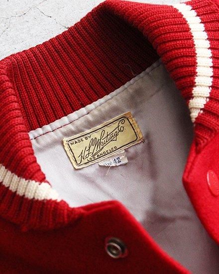 H L Whiting スタジャン　50s ヴィンテージ VINTAGE】50s HL Whiting Varsity jacket 