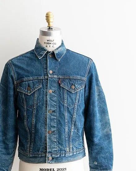 VINTAGE】60-70s Levis 70505 Denim Jacket ”Big E” With