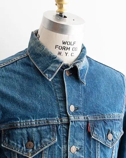 VINTAGE】60-70s Levis 70505 Denim Jacket ”Big E” With blanket