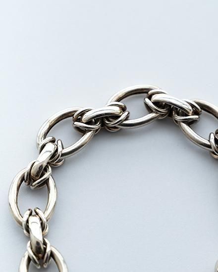 VINTAGE 英国ジュエリー チェーンブレスレット Birmingham 英国 ヴィンテージ 1960's バーミンガムホールマーク 9CT/9KT