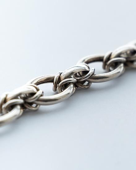 VINTAGE】Vintage UK Silver Chain bracelet 