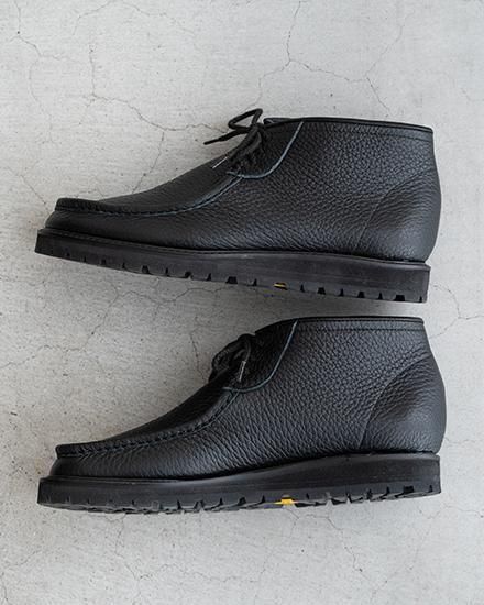 STOCK NO : (ストックナンバー) 3ホールモカシンブーツ ブラック Stock No / ストックナンバー】Moccasin Boots 