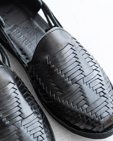 CHAMURA チャムラ レザーシューズ ブラック 27.5 CHAMULA / チャムラ】Cancun Leather Shoes 