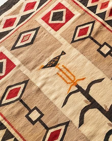 ビンテージ　30s 40s ナヴァホラグ Navajo rug スクエア❗️ ビンテージ 30s 40s ナヴァホラグ Navajo rug スクエア