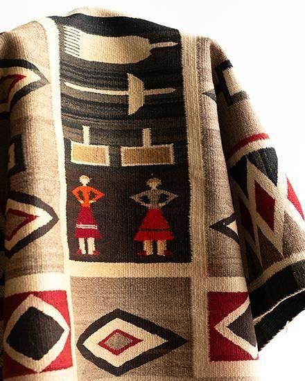 ビンテージ　30s 40s ナヴァホラグ Navajo rug スクエア❗️ ビンテージ 30s 40s ナヴァホラグ Navajo rug スクエア
