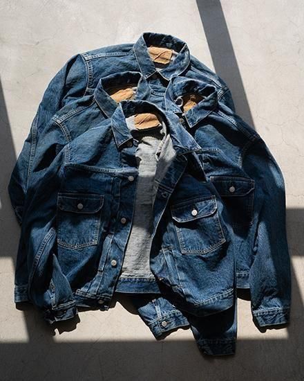orSlow 1950s ノーカラー カバーオール デニム ジャケット 2 orslow / オアスロウ】Type 2 1950'S DENIM JACKET 