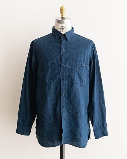 ファッションアイテム人気ランキング orslow /  Shirts Work Linen オアスロウ】Indigo トップス