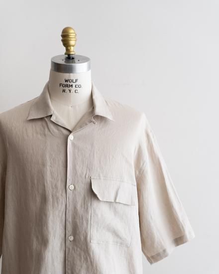 ルシェロ Still by hand リネン100% STILL BY HANDのリネンシャツ