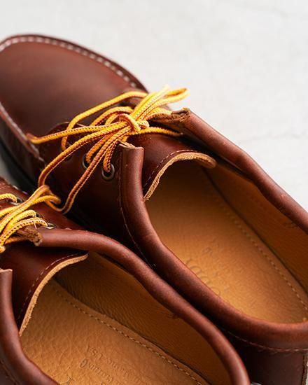 ネイビー モカシン 本革ウェッジソール LOBS / ロブス】C4 Night Boat Moc Shoes 