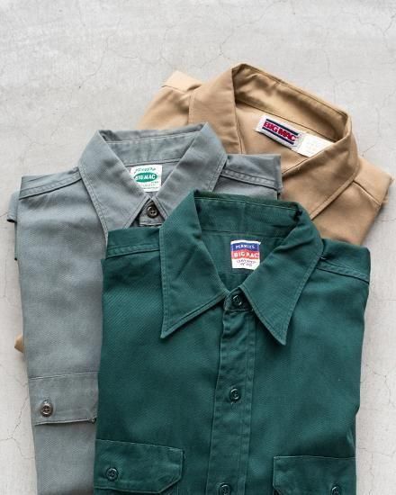 VINTAGE】80s BIG MAC Work Shirts