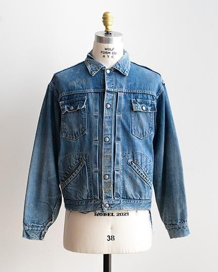 【新品、本物、当店在庫だから安心】 VINTAGE】60s J.C  Jacket Denim Ranchcraft Penney ジャケット・アウター