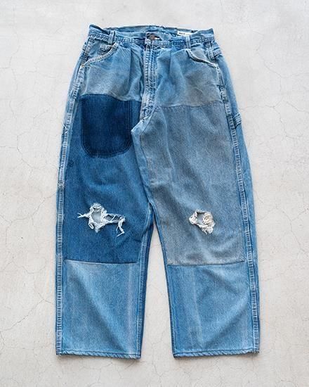 Made By Sunny Side Up】Re Tapered Double Knee Work Pants