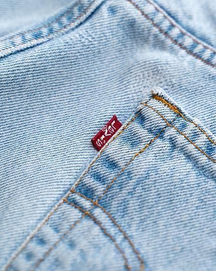 90s Levi's 550 デニム オールブリーチ カットオフ ペンキデニム