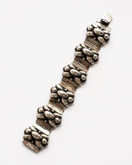 ま*ー様 ヴィンテージメキシカンシルバー　ブレスレット　40s 50s VINTAGE】40-50s Vintage Mexican Silver Art Decot Bracelet