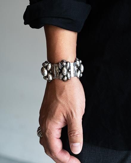 希少　ヴィンテージ　イタリー　925 ヘリンボン　ブレスレット　アンティーク 全国通販】UK VINTAGE JEWELRY