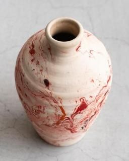 ヴィンテージ nemadji pottery ネマジ ポッタリー アンティーク VINTAGE】Nemadji Pottery Flower Base ”Made In USA
