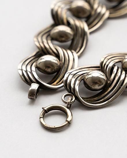 VINTAGE】50-70s Vintage Mexican Spiral Link Bracelet 