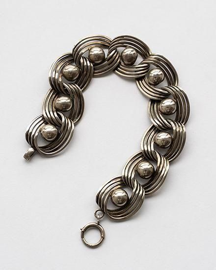 VINTAGE】50-70s Vintage Mexican Spiral Link Bracelet 