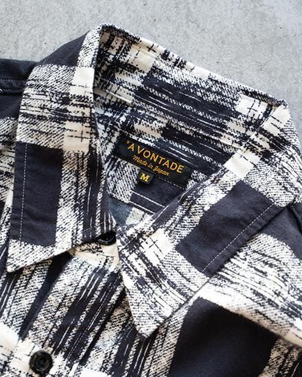 A VONTADE / ア ボンタージ】 Print Flannel Work Shirts