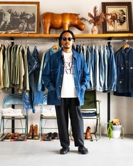 70‘s Wrangler デニムジャケット ブッシュジャケット カバーオール VINTAGE】70s Wrangler Denim Coverall 
