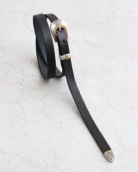 MOONSHINE / ムーンサンシャイン】Del Rio Buckle Western Leather