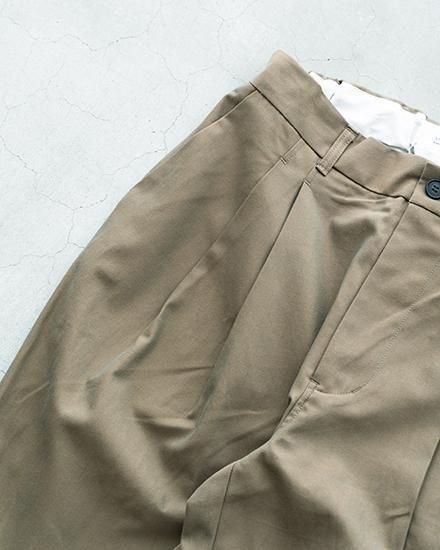 STILL BY HAND / スティル バイ ハンド】Deep 2Tuck Cotton