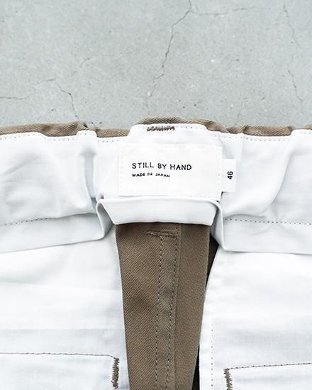 STILL BY HAND / スティル バイ ハンド】Deep 2Tuck Cotton