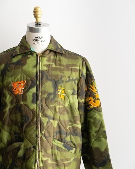 VINTAGE】60s Vietnam Souvenir Jacket ”Very Good Condition