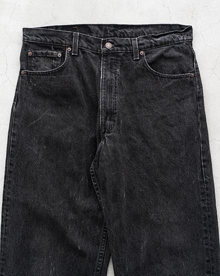 VINTAGE】90-00s Levi's Black 550 ”Cut Off Custom